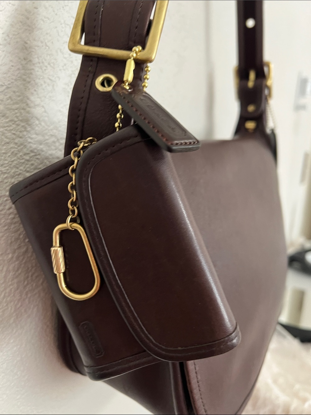 Coach Mahogany Patricia’s Legacy Flap Saddle Bag with Multi Function Wallet - Picture 4 of 16